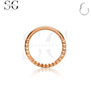 SG3196 - ASTM F136 Titanium Simple Smooth Hoop Nose Ring Wholesale