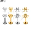 SG4061 - ASTM F136 Titanium Skull Design Labret for Bulk Orders