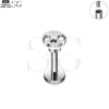 SG4061 - ASTM F136 Titanium Skull Design Labret for Bulk Orders - Image 3