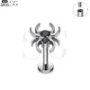 SG4074 - Bulk Spider Zircon Titanium Labret Jewelry - Image 5