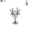 SG4074 - Bulk Spider Zircon Titanium Labret Jewelry - Image 3