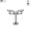 SG4101 - F136 Titanium Mask Labret Studs with/without Pendant - Image 2