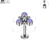 SG4102 - F136 Titanium Triple Gem Ball Design Labrets - Image 3
