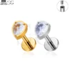 SG4110 - Single Marquise Design Threaded Labrets with Customizable Zircon