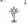 SG4130 - Eye Shape Titanium Labret for Conch Piercing - Image 2