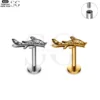 SG4141 - Titanium Fish Shape Labret for Tragus Piercing