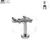 SG4141 - Titanium Fish Shape Labret for Tragus Piercing - Image 2
