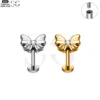 SG4143 - Geometric Snowflake Labret for Lip Piercing