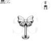 SG4143 - Geometric Snowflake Labret for Lip Piercing - Image 2