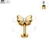 SG4143 - Geometric Snowflake Labret for Lip Piercing - Image 3