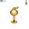 SG4161 - Titanium Landmine Shape Threaded Labret - Image 2
