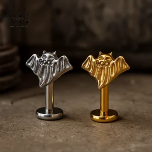 SG4168 - Wizard Shape Titanium Threaded Labret for Piercings
