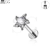 SG4190 - F136 Titanium Threaded Labret with Starfish Design - Image 3
