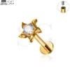 SG4190 - F136 Titanium Threaded Labret with Starfish Design - Image 2
