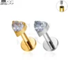SG4203 - F136 Titanium Triangle Zircon Labret
