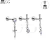 SG4222 - F136 Titanium Threaded Labret with Pendant Designs