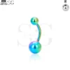 SG6017 G23 Titanium Threaded Belly Button Ring – Stylish Outer Thread Belly Piercing Jewelry - Image 7