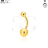 SG6017 G23 Titanium Threaded Belly Button Ring – Stylish Outer Thread Belly Piercing Jewelry - Image 2