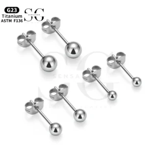 SG9009 F136 Titanium Ball Sears - гипоаллергенные украшения