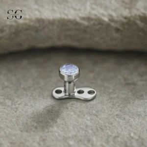 SGRY02-2 - Titanium dermale anker met zirkoontop - ASTM F136