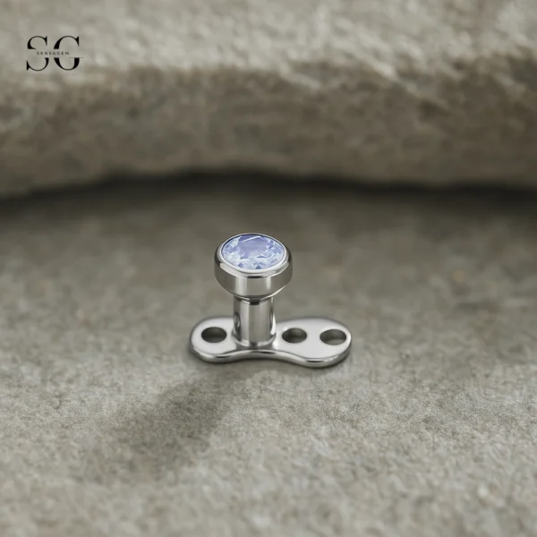 SGYST02-2 - Titanium Dermal Anchor with Zircon Top – ASTM F136