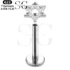 SGYS1007 Internal Thread Labret with Star, Moon, and Eiffel Tower Design - Image 2
