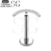 SGYS1025 Internal Thread Labret Curved Blade Design - Image 2