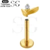 SGYS1028 Internal Thread Labret with Butterfly, Star, and Moon Design - Image 2