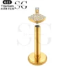 SGYS1074 - Cheap Body Jewelry: Fan-Shaped Internal Thread Labret - Image 2
