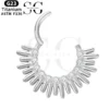 SGYS2005 - F136 Titanium Segment Clicker Ring for Helix Piercing - Image 5