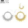 SGYS2005 - F136 Titanium Segment Clicker Ring for Helix Piercing