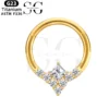 SGYS2011 - F136 Titanium Segment Clicker Ring for Ear Piercings - Image 2