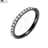 SGYS2028 - Premium Zircon-Studded Closed Nose Ring - Image 2