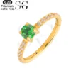 SGYS2039 Stainless Steel Nose Stud with Green or White Zircon