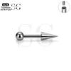 SGYS8003 Titanium Curved Barbell for Eyebrow Piercing - Image 10