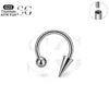 SGYS8003 Titanium Curved Barbell for Eyebrow Piercing - Image 8