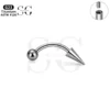 SGYS8003 Titanium Curved Barbell for Eyebrow Piercing - Image 6
