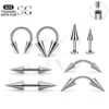 SGYS8003 Titanium Curved Barbell for Eyebrow Piercing - Image 12