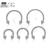 SGYS8003 Titanium Curved Barbell for Eyebrow Piercing - Image 5