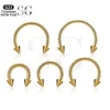 SGYS8003 Titanium Curved Barbell for Eyebrow Piercing - Image 4