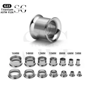 SG3177 Titanium Ear Expander Tunnel για επαγγελματίες μέτρησης