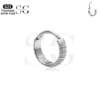 SG3184 Titanium Sleek Nose Ring for Nostril Piercing Lovers - Image 2