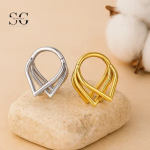 SG3190 TRIPLE V TITANIUM ANILLO PARA ESTILO PERMECTING
