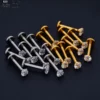 SGYS1080 Titanium Labret Piercing with Colorful 5A Zircon - Image 4