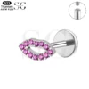SGYS1153 – Lip Shape Zircon Labret for Piercing Upgrade - Image 2