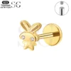 SGYS1159 – Titanium Cartoon Labret for Youth Piercing Brands - Image 2