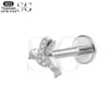 SGYS1187 Bird-Shaped Titanium Labret for Lip Piercing