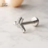 SGYS1187 Bird-Shaped Titanium Labret for Lip Piercing