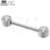 SGYS9030 Internally Threaded Nipple Jewelry – Minimalist Design, F136 Titanium - Image 2