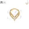 SG3219 Teardrop Zircon Hoop for Hoops for Nose Piercing